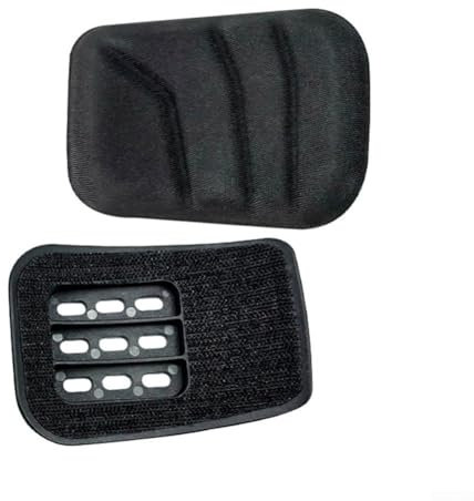 Besttoolifes Cuscinetti di ricambio in schiuma per manubrio da triathlon, per ciclismo, corsa, allenamento, con design a compressione, 103 x 77 mm, colore nero