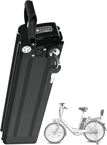 Batterie De Vélo Électrique 36V Batterie E-Bike 36V 10Ah/13Ah/15Ah/20Ah pour Vélo Électrique Pliable, Batterie Lithium-ION Amovible avec Chargeur pour Moteurs 250W/500W/750W