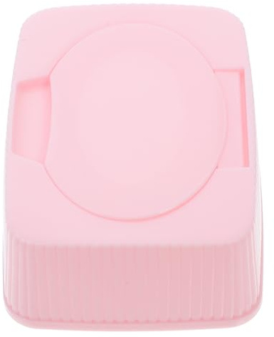 Mikinona Wipes Dispenser Pink Refillable Plastic Container with Flip Lid for Travel Nursery Bathroom Keeps Wipes Moist and Fresh Compact Storage Box