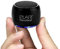 Elari Nanobeat - Mini Cassa Bluetooth Potente con Microfono, Robusta Custodia in Metallo, Luce LED, 5 Ore di Riproduzione, Collegare Due Dispositivi per il Suono Surround Stereo (black)