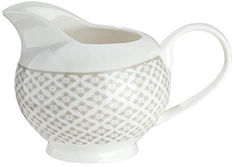 GILDE Porzellan Milchkännchen Grey Ornament