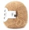 Beliebte weiche Mohair Strick Angora Wolle Garn für DIY Stricken (mit einer Häkelarbeit)(khaki),Strickwerkzeuge