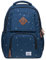 KAUKKO Schöner und durchdachter Rucksack mit Laptopfach für 15 Zoll Schule Uni 22L, Blau Jnl-k8008-1-12, one size, Tagesrucksack