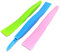 BestWayKitchen Cleaning Super Scraper Spatula Plastic Tool 3pcs Set Stains Label Gums Remover Scratch Free/Blue Green Pink/Kitchen Household DIY Multipurpose Spatula/Extendable End