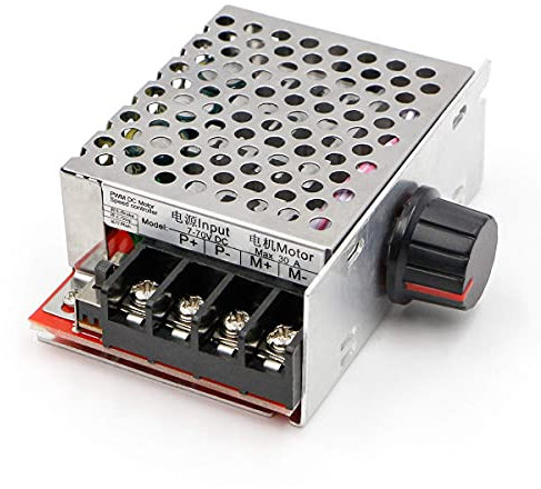 DollaTek 7-70 V 30 A PWM Drehzahlregler, Gleichstrom, 12 V-48 V, mit 30 A Sicherung