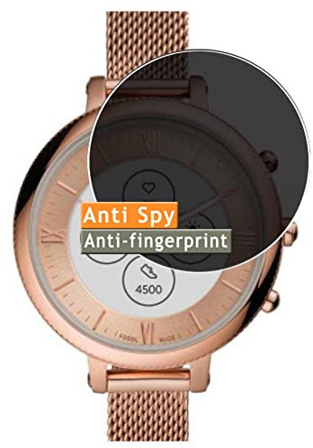 Vaxson Anti Spy Schutzfolie kompatibel mit FOSSIL MONROE HYBRID HR 38mm Smart Watch smartwatchfolien Displayschutzfolie ( nicht Panzer Schutz Glas folie SchutzGlas nicht PanzerGlas ) Neue