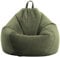 Cord Sitzsack-Sesselbezug, Sitzsack Stuhlbezug (Ohne Füllung) Extra Große Weiche Sitzsack Hülle Für Kinder Sofabezug-Grün B.-80x90 cm