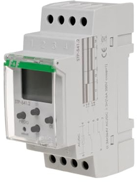 Zeitverzögerungsrelais, 2 x 16 A, 1sek-99 h, 24-264 V AC/DC, STP-541 mask5908312596141