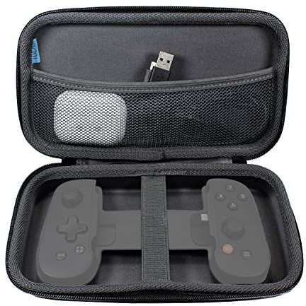 TUDIA Custodia rigida compatibile con Backbone One Gaming Controller, custodia protettiva da viaggio in EVA con tasca in rete e cinturino da polso