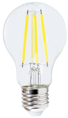 Arcchio 1x E27 LED Lampe 3,8W, besonders effizient Energieklasse A klar Glas warmweiss 3000K 806 Lumen nicht dimmbar Ersatz für ca. 60W Glühbirne Filamentlampe