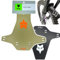 Fox Mud Guard Fahrrad MTB Racing DH FR Ebike Gabel Spritzschutz Fender Schutzblech (Retro Muc Sand/Logo Orange)