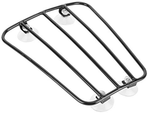 Motorcycle Fuel Tank Rack, Motorcycle Fuel Tank Rack Luggage Holder Universal Retro Style Baggage Carrier Bracket (A (black))
