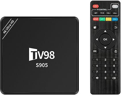 yilin TV98 TV Box S9054K Android 12 Smart TV Box RJ45 10M 100M TV98 Media Player Easy to Use UK Plug