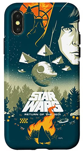 iPhone X/XS Star Wars Return of the Jedi Illustrated Retro Movie Poster Case