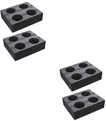 IMIKEYA Getränkehalter Kissen Karton Für Gläser 4 Stück Träger Für -Milch Teetassen Untertassen 4 Tassen Zum Isolierte Kaffeetassen Schaumstoff-Becher Zum Mitnehmen Schaumstoff-Einlage Getränkehalter