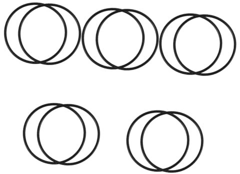 Mipcase 10pièces Caoutchouc Pour Couvercle De Pompe De Filtre De Piscine Joints Toriques Résistants à Eau Pour Des Systèmes De Filtration