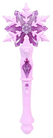 Baguette flocon de neige lumineux lumière étoilée baguette clignotante jouet rotatif fête de Noël d'hiver - pour filles et garçons