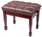 Meiiron Klavierhocker mit Ablagefach, Doppel-Duett-/Einzelsitzbank, PU-Leder gepolstert, höhenverstellbar 46-56 cm, 57x35cm(Brown)