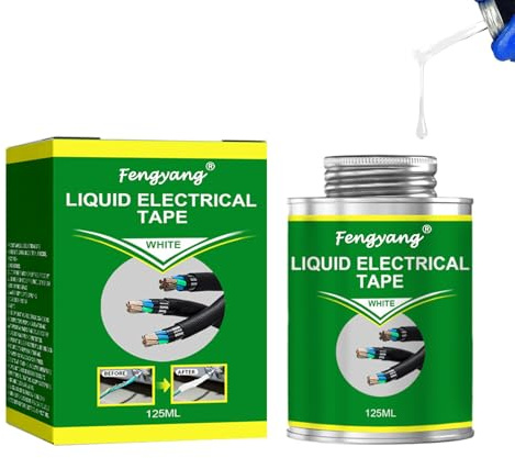 Fengyang® Liquid Rubber, Liquid Rubber Black, Liquid Insulation Tape, Liquid Insulation Tape, Waterproof Sealant, for Repairing Electrical Data Cable
