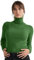 alsestudio Women`s Turtle Neck Jumper Premium Quality Super Soft Silk Touch Long Sleeve Slim Fit Ribbed Pullover Essential Knitted Roll Neck Sweaters Khaki, S