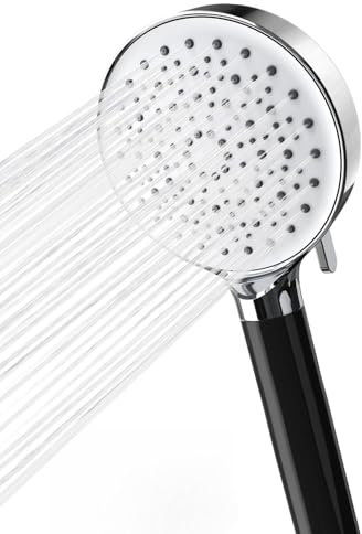 Newentor Shower Head with Hose 2 m Black