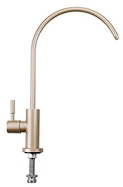 Adornos cocina blanco filtro agua grifo solo frío osmosis inversa grifo para encimera escultura