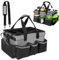 Ruaizel Cleaning Caddy Bag, Cleaning Caddy Organiser with Handle, Cleaning Bag for Cleaning Supplies, Home, Car, Garden (grey)