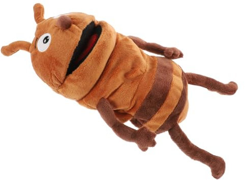 GARIOUANS Ameisen Handpuppe Plüsch Tierpuppe für Interaktive Geschichten Weiche und Waschbare Handpuppe Geburtstagsgeschenk oder Früherziehungsspielzeug