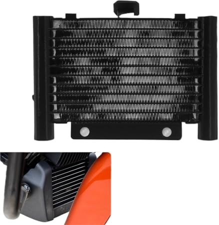 Radiatore di raffreddamento Radiatore dell'olio for moto, serbatoio dell'acqua, nero/Adatto for Harley Touring Road Street Electra Tri Glide Road King FLTRX FLHR 2017-2023