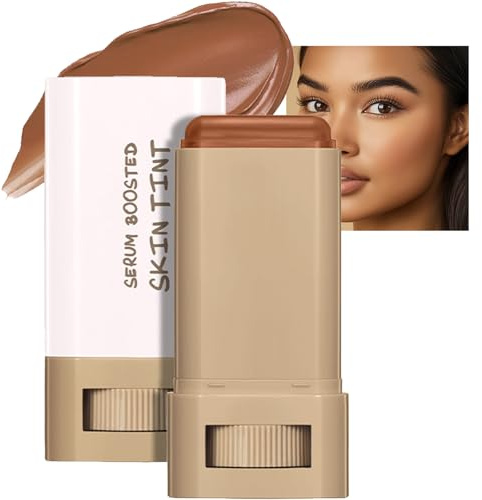 ARCHIDATE Foundation Stick, 2-In-1-Concealer Und Feuchtigkeitspflege Serum Boosted Skin Tint, Wasser- Und Schweißfest, Seidenweiche Foundation Make Up, Hält Das Make-Up 12 Stunden Lang