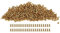 500 pezzi I rivetti cavi in ​​ottone buoni connettori elastici per borse in pelle Accessori di abbigliamento (1.5x3x3mm)