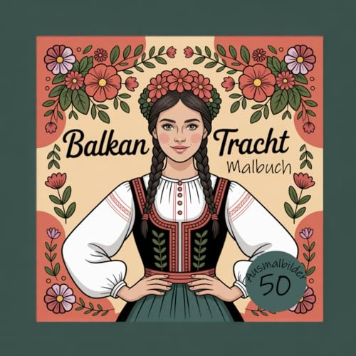 Balkan Tracht Malbuch