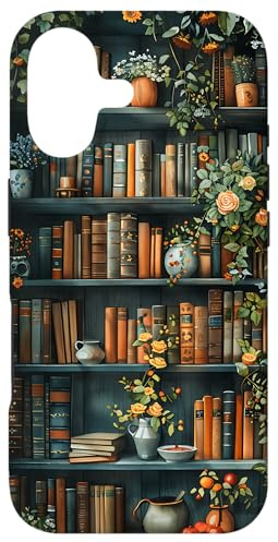 Books and Coffee Vintage Library Case for iPhone 17