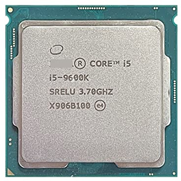 c I5-9600K I5 9600K 3,7 GHz Procesador de CPU Seis núcleos y Hilos 9M 95W LGA 1151