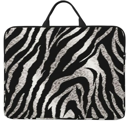 14 Laptop Case Sleeve Black and White Zebra Print Laptop Bag Carrying Case Computer Protective Notebook Cases Cover