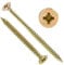 200 x 3.5mm x 50mm TIMCO ZINC and Yellow Thread Wood CHIPBOARD Screws