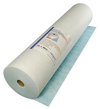 Handelskönig Schutzvlies selbstklebend 180 g/m² 100 cm x 50 m = 50 m² Malervlies Abdeckvlies Vlies Bodenschutz Treppenvlies Vlies Maler Teppich Bodenschutz