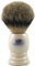 Hans Baier Exclusive Rasierpinsel Silberspitz Dachshaar, cremeweiss, 53161