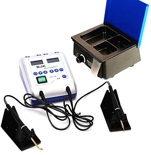 Espátula eléctrica para odontotecnico Dental Electric Waxer with 2 Pencil 6 tips + calentadores de cera odontoiatrico 3 cajas de Levin Dental