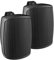 Monacor WALL-04T/SW ELA-Wandlautsprecher 2W Schwarz 1 Paar