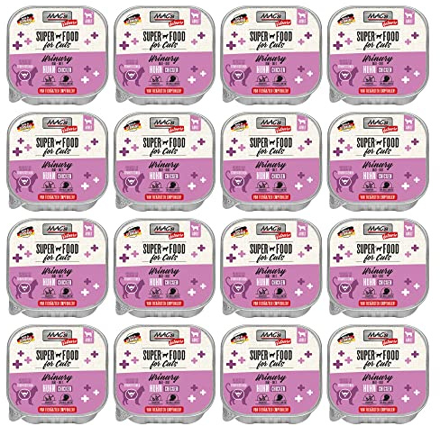 MACs Cat Vetcare Urinary Huhn 100g für Katzen 16er Pack (16 x 100g)