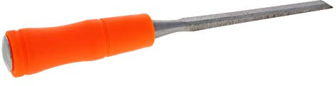 Utoolmart Wood Chisel for Carpentry 10mm Width Flat Carving Head High Carbon Steel and PVC Handle for Woodworking Hand Tool