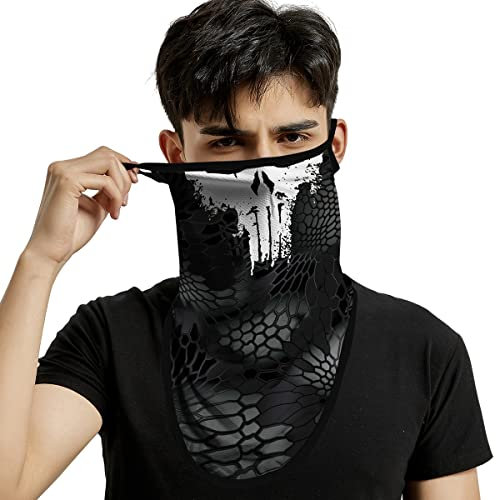 ShopINess Cache-Cou Foulard Unisexe pour les Adultes Foulard Multifonctions Bandana Tubulaire pour Sports, Fêtes, Halloween, Carnaval, Personnages de Films et Super-héros Alien