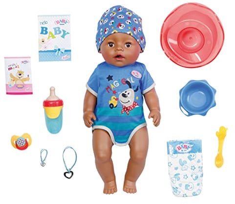 BABY Born Magic Boy DoC, Puppe mit 10 Funktionen für Kinder ab 3 Jahren, funktioniert ohne Batterie, 43 cm groß, 831656 Zapf Creation