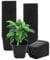 GGOUPTY Lot de 50 pots de fleurs carrés en plastique 7 cm