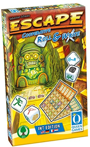 Queen Games - 10548 Escape Roll & Write ( DE, EN, FR, NL)