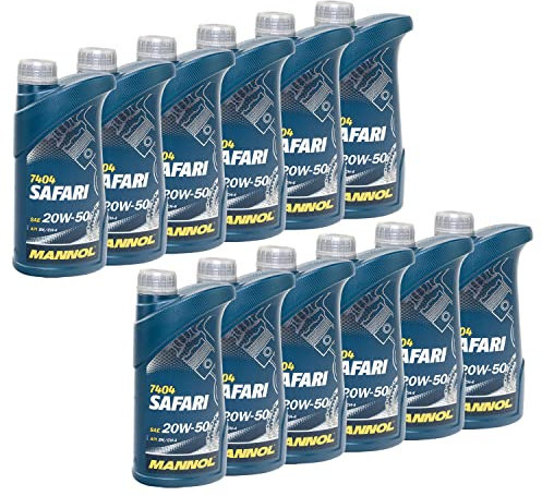 Motoröl Motor Öl MANNOL 20W-50 Safari API SN/CH-4 12 X 1 Liter
