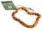 Nosli Bernsteinkette Halsband für Hunde und Katze • Hundehalsband Baltischer Bernstein • Bernstein Halsband • Länge: 20cm