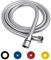 GEFIRE Duschschlauch, Edelstahl Brauseschlauch 1, 5m, Verdrehschutz Flexibel, 4 Wassersparer Durchflussbegrenzer, Standard 1/2/'' Anschluss, Druckbeständig, Hitzebeständig, Silber