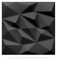 Deccart - 3D Wandpaneele 50x50 cm - Paneele Wand Wall Panels Deko Wandverkleidung Innen Panel Deckenverkleidung Decke Deckenpaneele Platten Styropor EPS-Polystyrol Brylant 12 m², 48 Stück,Schwarz